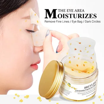 

Hot sale 50Pcs Gold Osmanthus Eye Mask Collagen Gel Patch Remove Dark Circles Lifting Skin Care