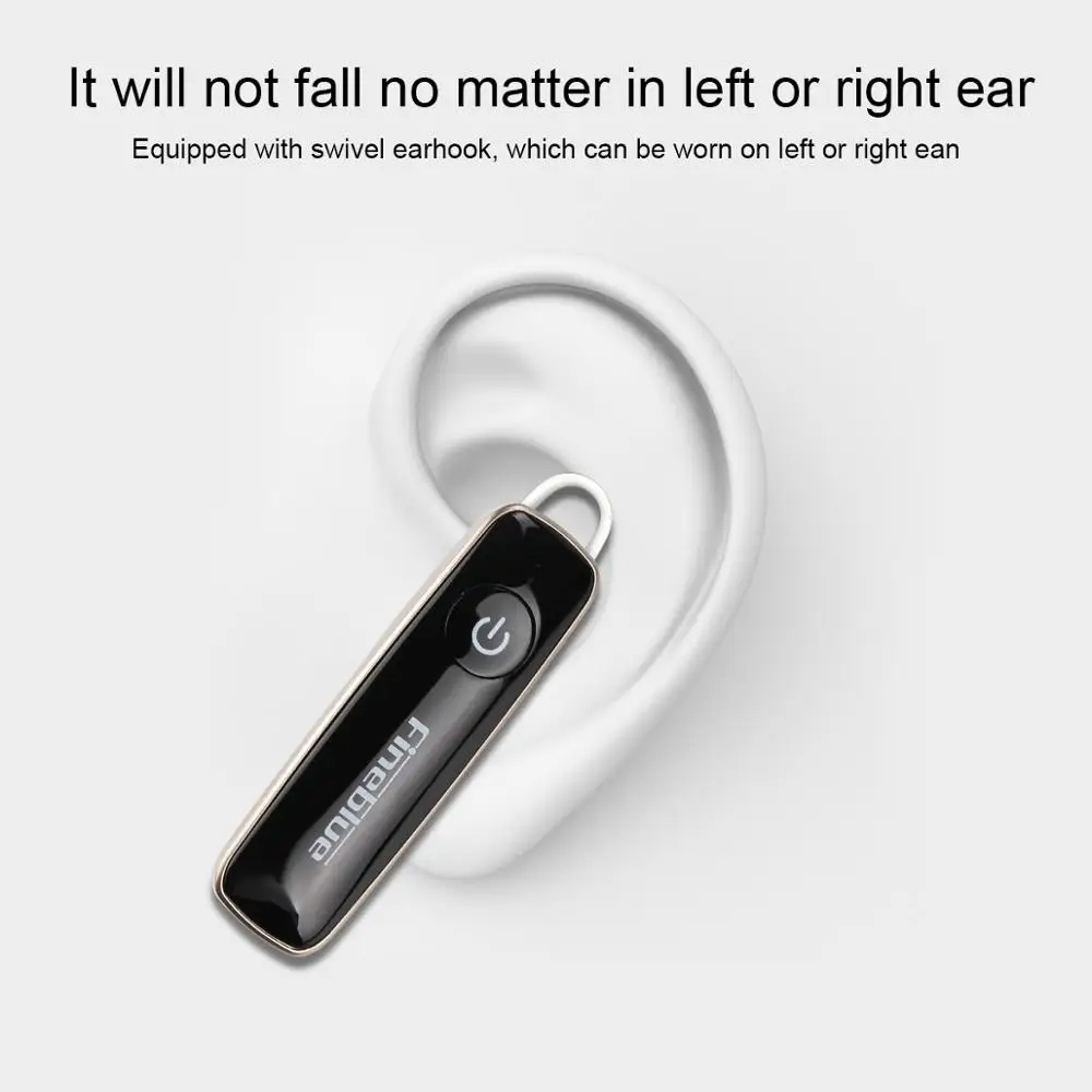 FineBlue F515 беспроводные наушники-вкладыши Bluetooth V4.1 гарнитура шумоподавление hands free спортивные наушники для смартфона