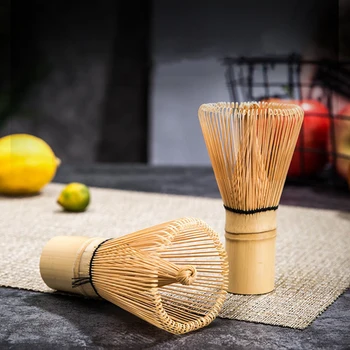 

Bamboo Matcha Whisk Japanese Ceremony Brush Green Tea Powder Whisk Chasen Tea Ceremony Brush Tool Grinder