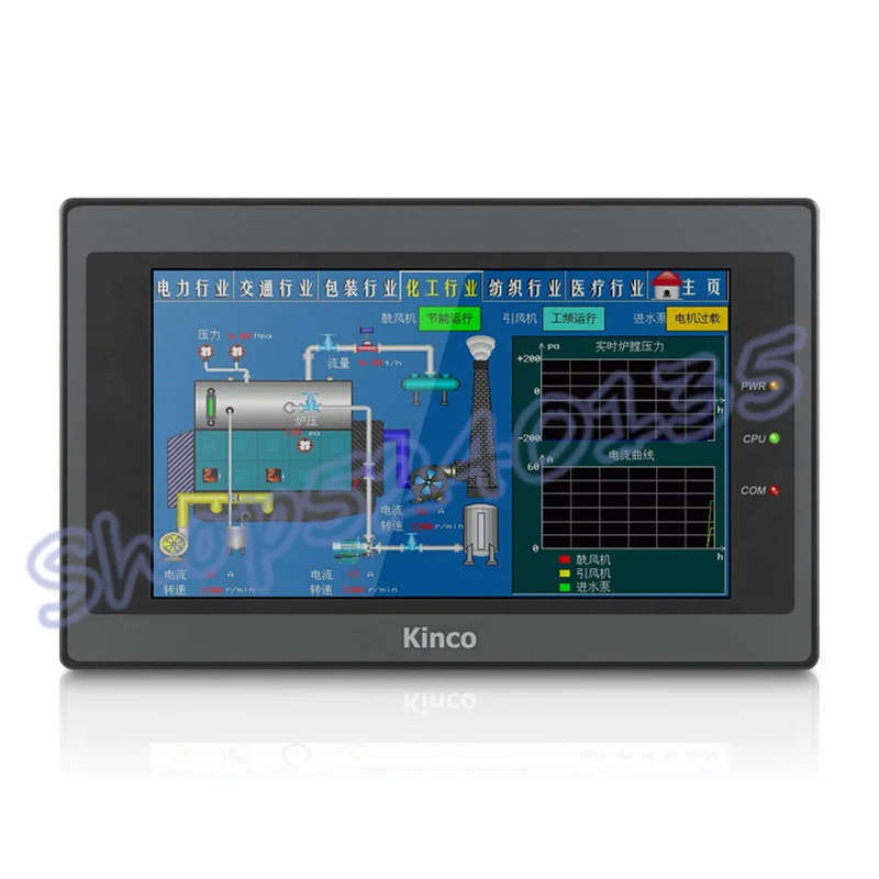New Original Kinco MT4424TE HMI 7'' 16:9 TFT Display Touch Panel 800*480 3 COM Ports RS232/RS485-2/4 Ethernet Support