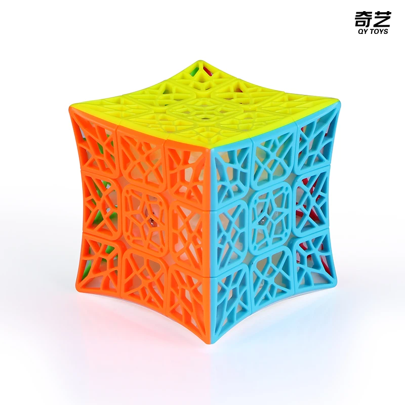 New QiYi DNA Plane Concave 3x3x3 Magic Puzzle Cube Professional Stickerless Speed Cubo Magico 3x3 Toys for Children Gift