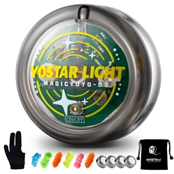 MAGICYOYO D5 LED Light Up Yoyo, Responsive Yoyo For Beginners, Professional Yo Yo For Kids Easy To