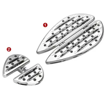 

Chrome Rider rear Deep cnc cut Floorboards for harley Touring FLHX FLHR 80-2019