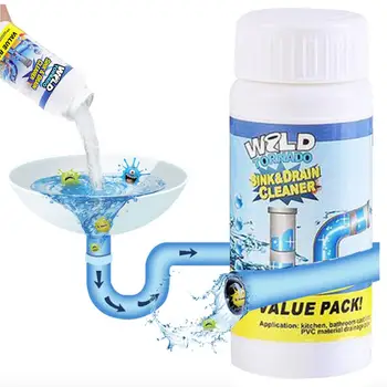 

Powerful Pipe Dredging Agent Powerful Sink Drain Cleaner For Kitchen Sewer Toilet Brush Closestool Clogging Cleaning Tools