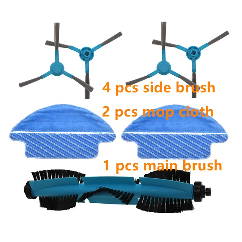 Робот вакуумная Швабра Ткань основная щетка боковая щетка Hepa фильтр для Conga серии 3090 Роботизированный пылесос запасные части Аксессуары