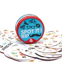 Высокое качество настольная игра дети пятно карты It Go campingанглийская Версия Совершенно новая с металлической жестяной коробкой хип Спорт