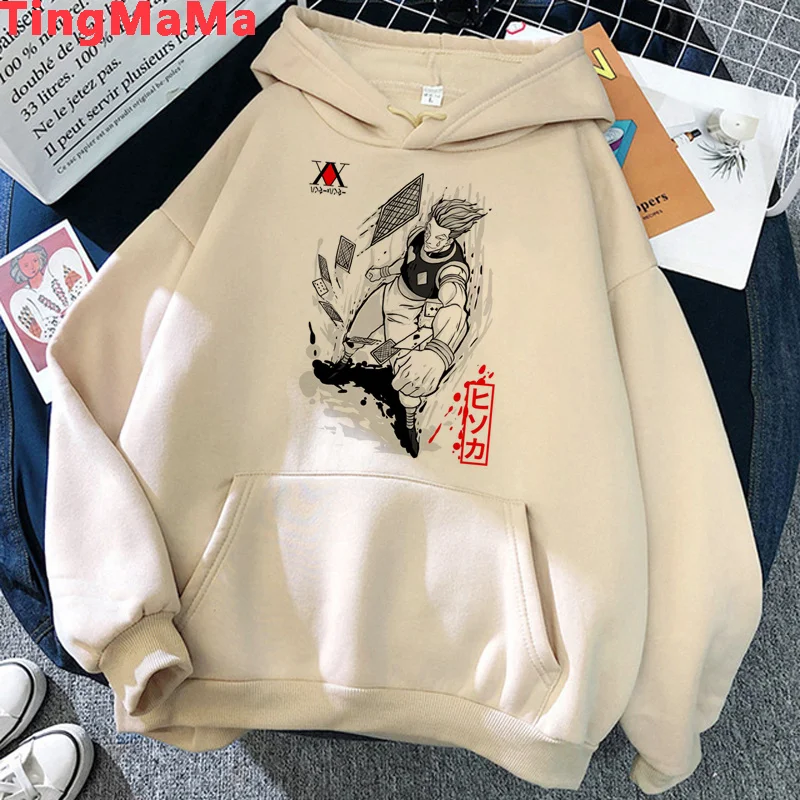 

Hunter x Hunter Killua Hisoka hoodies male anime printed streetwear plus size male sweatshirts hip hop