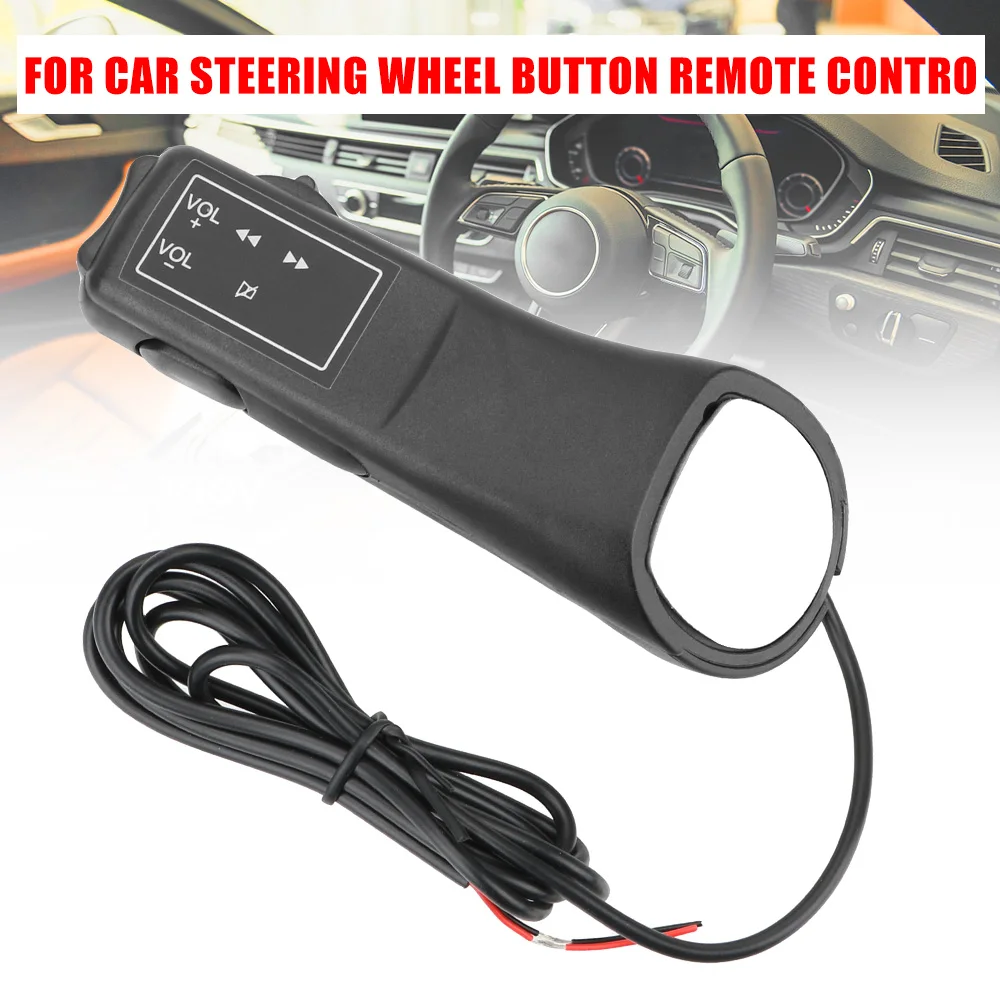 Auto Steering Wheel Remote Control Buttons Universal Car Steering Wheel