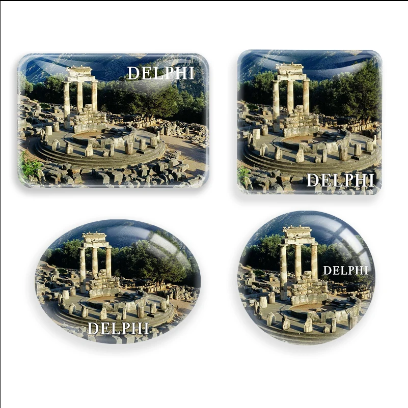 Магниты на холодильник Delphi греческий мир туристический сувенир стеклянный