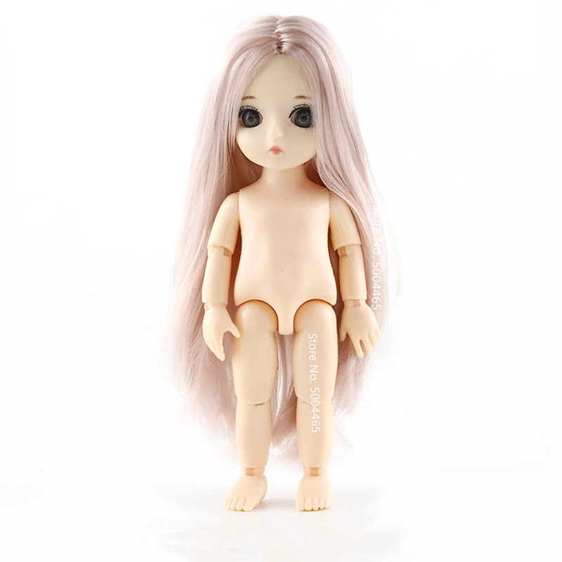 13 подвижных шарнирных 15 см 1/8 куклы игрушки BJD Детская кукла Обнаженная Женская мода тела Куклы Игрушки для девочек подарок нормальная кожа
