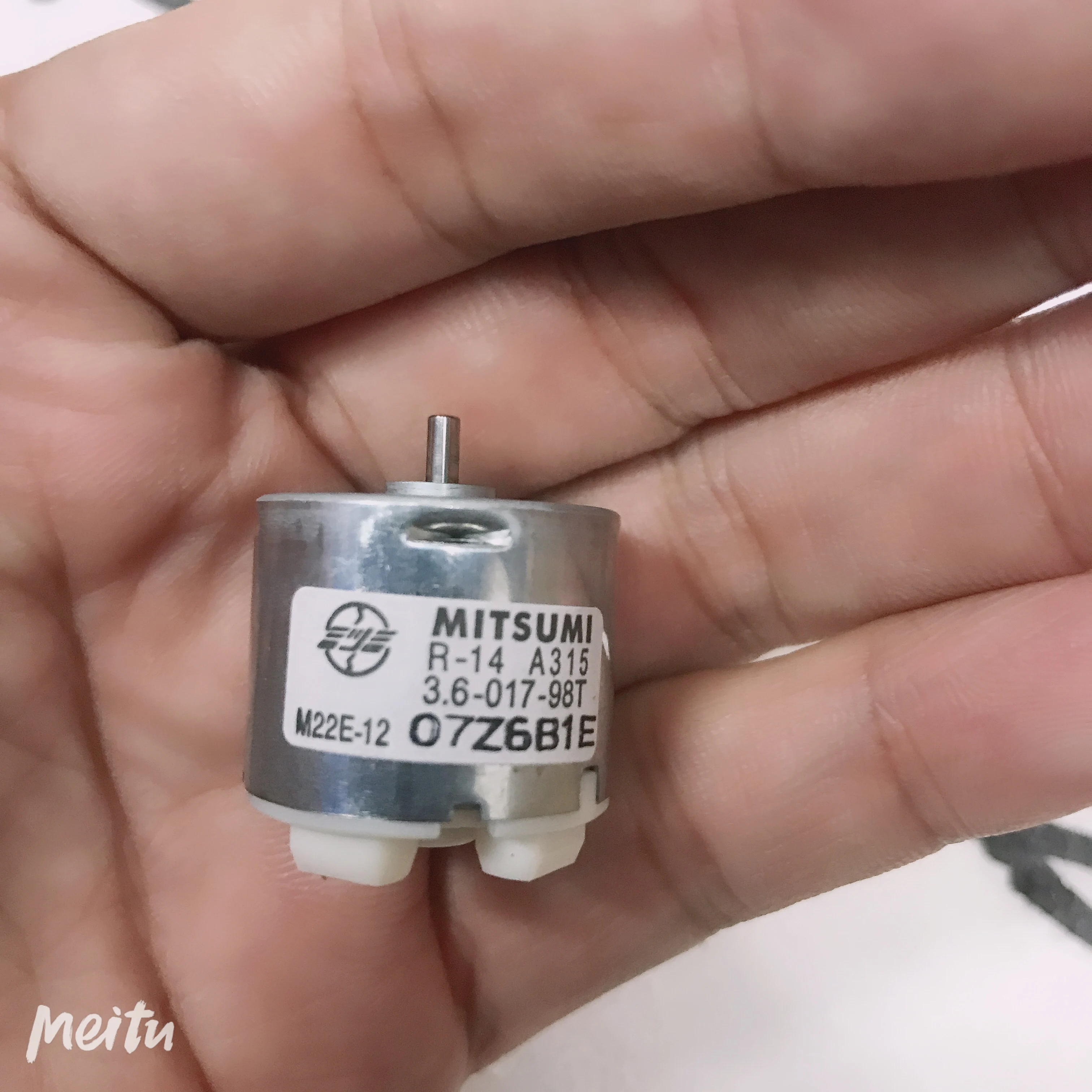 MITSUMI M22E-12 DC 2,5 V-4 V 9100 об/мин мини 22 мм 6 полюсов ротора большой крутящий момент 310 мотор DIY тату-машинка бритва