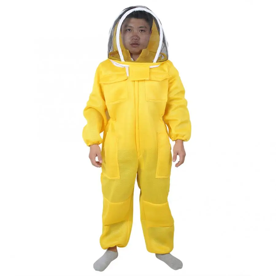 Beekeeping Suit Beekeeper Costume Hooded One-Piece Breathable Protective Equipment Clothes | Дом и сад