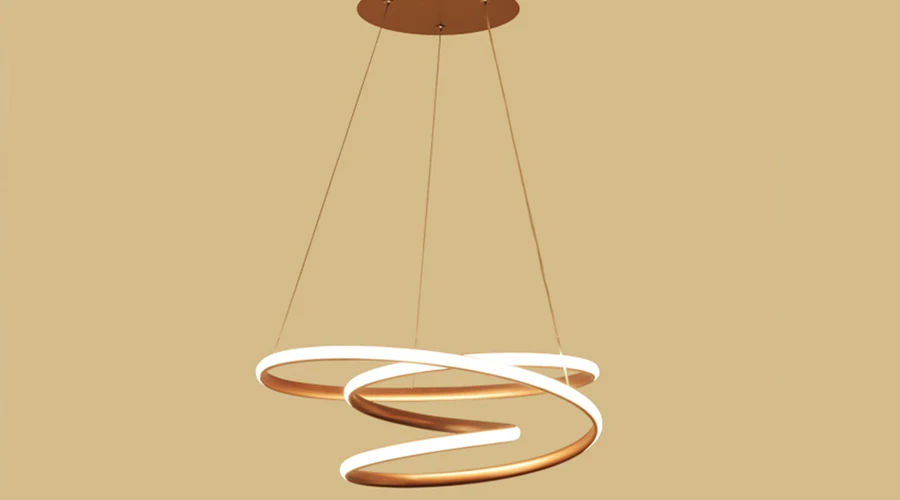 Креативный светодиодный подвесной светильник столовая современные подвесные лампы Гостиная Ресторан Бар алюминиевый светильник RC затемнение