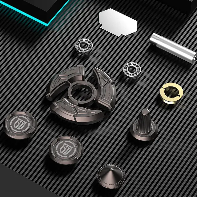 EDC Alloy Hand Spinner Antistress Funny Light Gadget For Adults Fidget Toys Autism ADHD Focus Relieve Stress for Children gift 6
