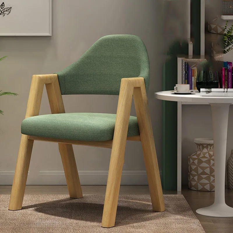 Wooden Make Up Chair Furniture Backrest With Armrest 의자 Home Dining Chairs For Home Decoration Restaurant Chair