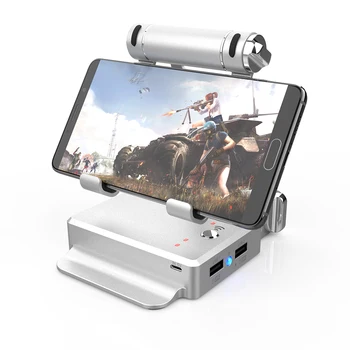 

Kuulee Game Converter PUBG Controller Stand Docking for AoV Mobile Legends Portable Phone Holder for FPS Games