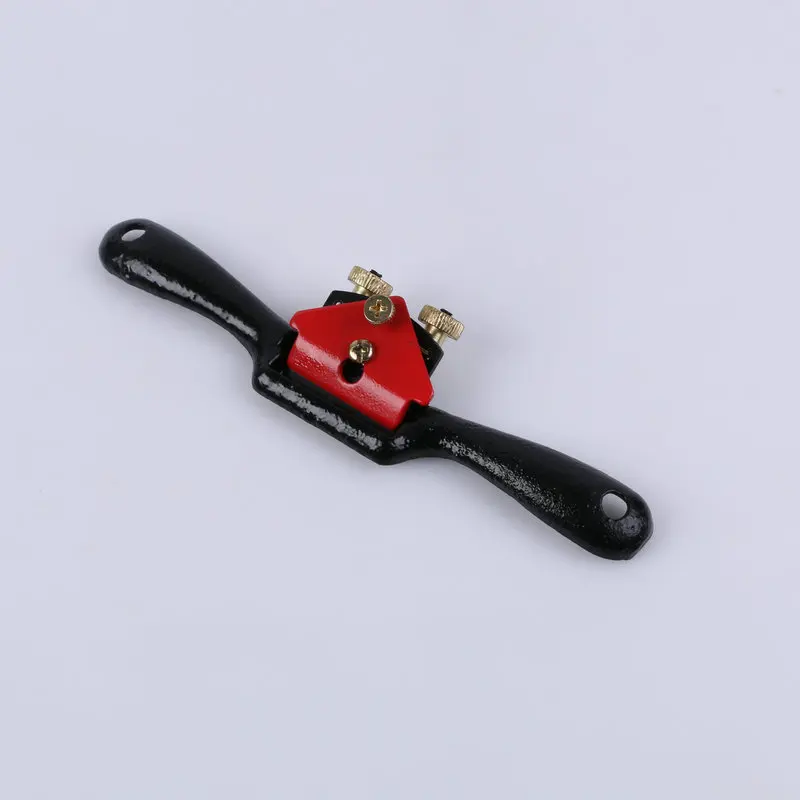 Woodworking Hand Tools Adjustable Plane Spokeshave Woodworking Hand Planer Trimming Tools 9 Inch Wood Hand Cutting Edge Chisel Tool with Screw
