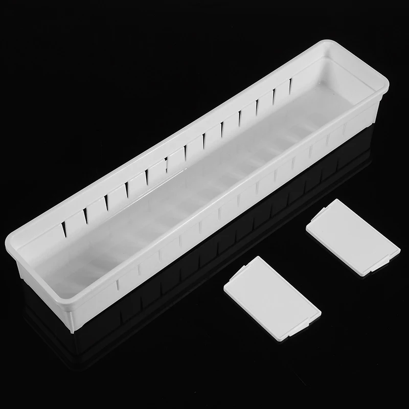 Adjustable  Drawer Organizer Makeup Storage Box Jewelry Divider For DIY Home Kitchen Clear Tools