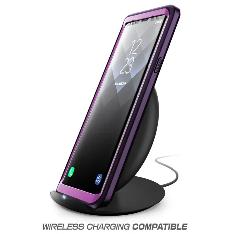For Samsung Galaxy Note 9 Case Clayco Xenon Full-Body Rugged Cover with Built-in 3D Curved Screen Protector For Galaxy Note 9 5