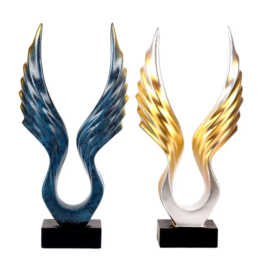 

Simulated Abstract Open Wing Bird Statue Sculpture Modern Art Statues for Decoration Room Decoration Home Decoration Accessories