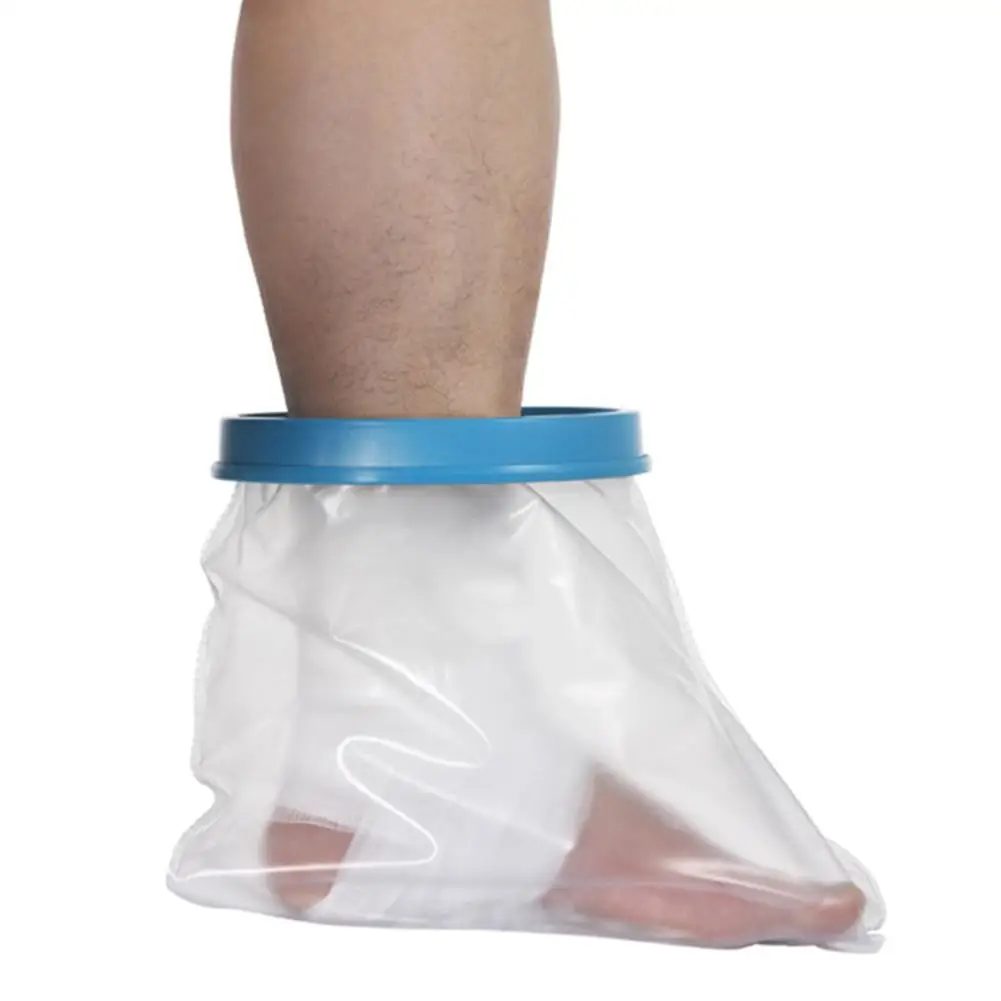 Waterproof Foot Cast Cover Protector Shower Bath, Watertight Cast Bag Covers for Broken Surgery Foot, Wound and Burns Reusable