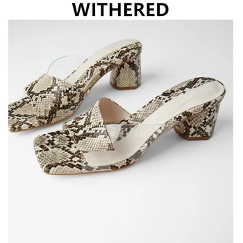 

Withered summer ins fashion bloger england serpentine heels mule shoes beach sandals women shoes woman women shoes women sandals