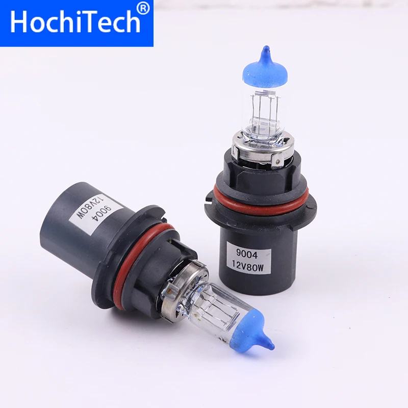 

Top Quality 9004/HB1 Hi/Lo Light Halogen Lamp 4500K 12V 80W 3000Lm Xenon Warm White Quartz Glass Car HeadLight Replacement Bulb