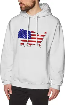 

TSDFC America Flag Men's Hoodie Fashion Sweater Sweatshirt Fleece unisex men women hoodie
