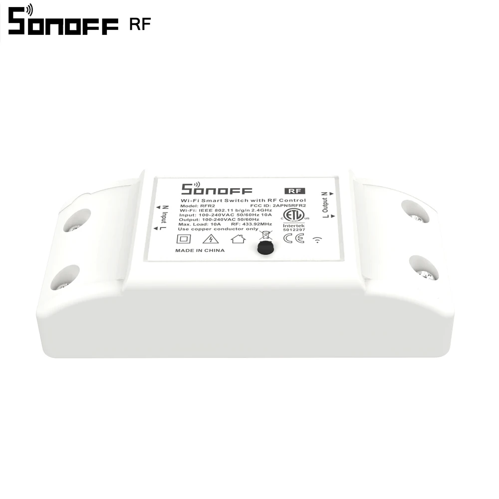 Оригинапосылка комплект Sonoff RF WiFi умный выключатель Дистанционное Беспроводное