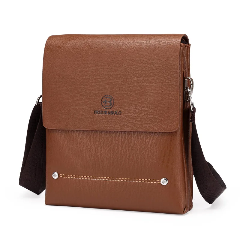 

2018 New Style Durable Faux Leather Business Messenger Bag Verticle Handbag Fashion MEN'S Briefcase Different Size Bags