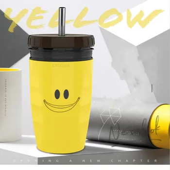 

2019 New French Creative Fashion Simple No Cover Twist Cup Sippy Cup Students Men and Women Portable Creative Water Cup