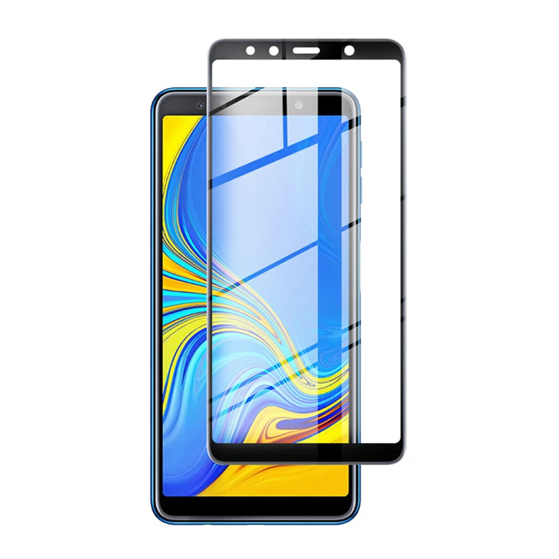 Полное покрытие переднего стекла для samsung Galaxy J8 J7 J4 J2 J6 J3 Plus Pro Duo A8S A9S A9 2018