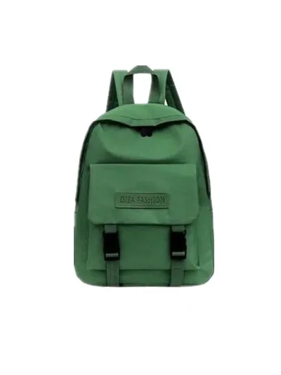 nueva mochila para mujer mochila de moda bolso de mochila de color sólido para mujer mochila para nivienos mochila de viaje - Цвет: green