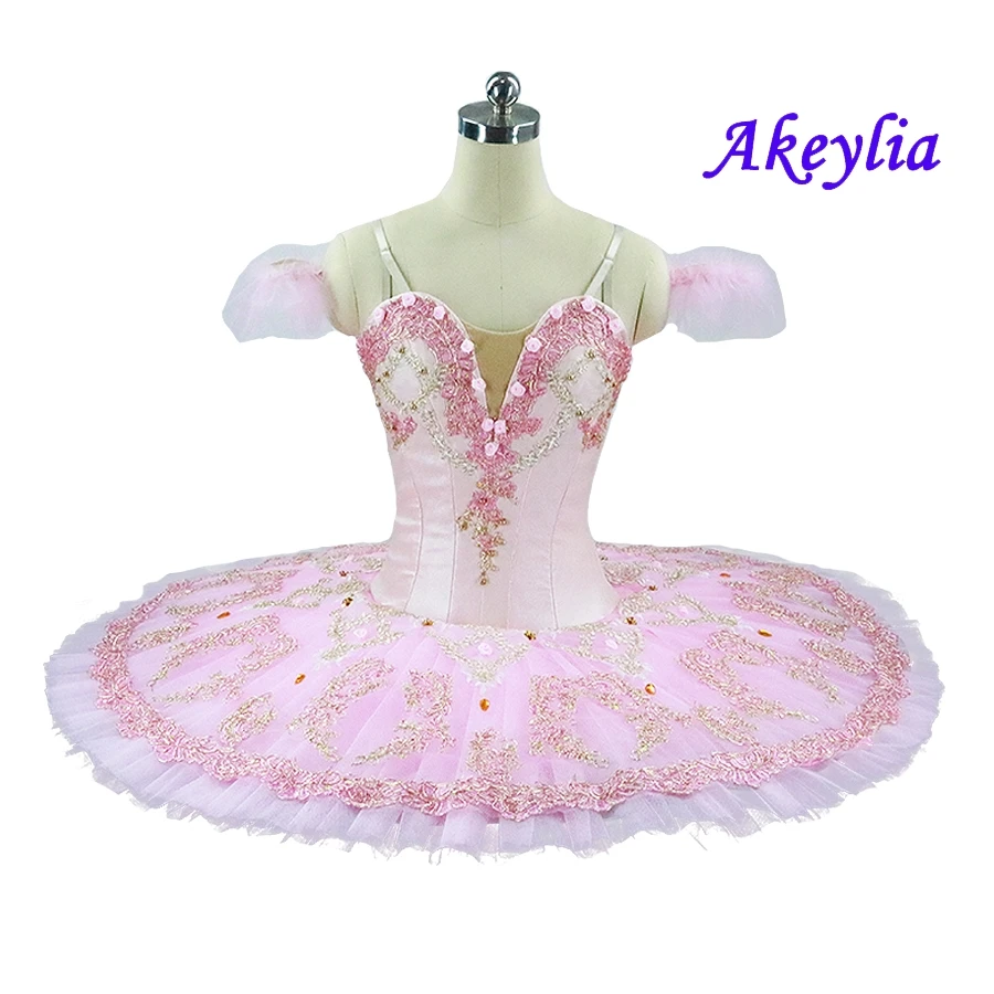 目玉商品 女の子のためのかわいい花のピンクのバレエチュチュ プロのクラシックバレエチュチュ パンケーキ くるみ割り人形 子供のための 超目玉アイテム Dhis Pnlp Sn