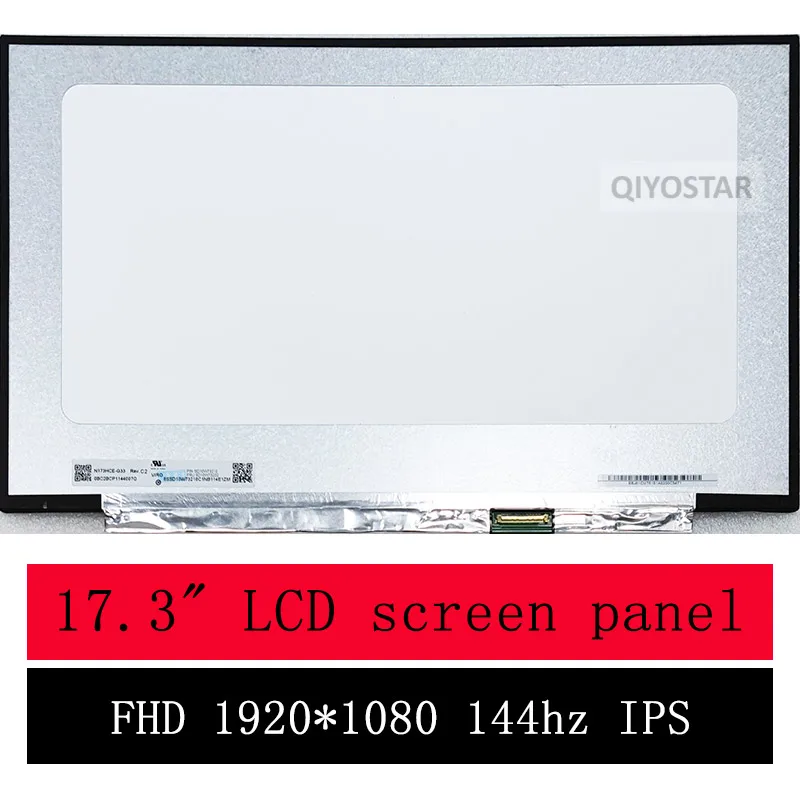 Painel-de-Tela-LCD-para-ASUS-ROG-Strix-Scar-II-17-3-polegadas-144Hz ...