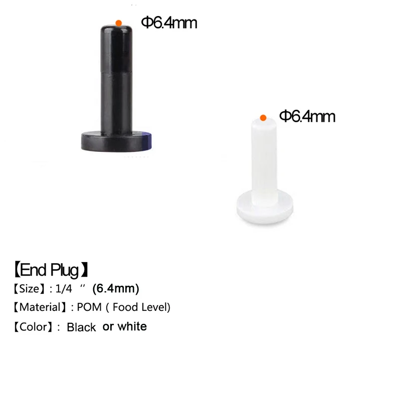 HEMAN 5pcs DIY Misting Nozzle Kit 1/4\'\' Pipe Tee Elbow Quick Connector End Cap Bulkhead Adapter Aquarium Fittings Top Joints