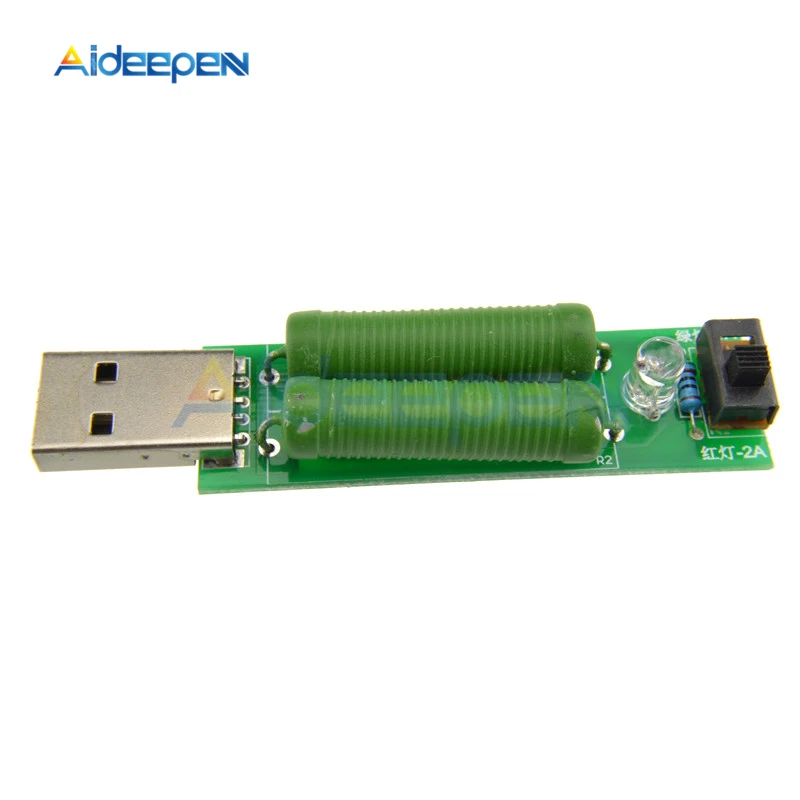 5 в 1A/2A/3A USB резистор DC электронная нагрузка с переключателем Регулируемая 3 тока Емкость аккумулятора напряжение сопротивление разряда Тест