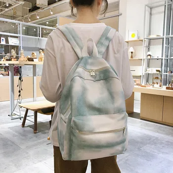 

Female Korean Version 2020 New Fashion Canvas Student School Bag Outdoor Travel Multi-purpose Versatile Backpack Bolsos Mujer