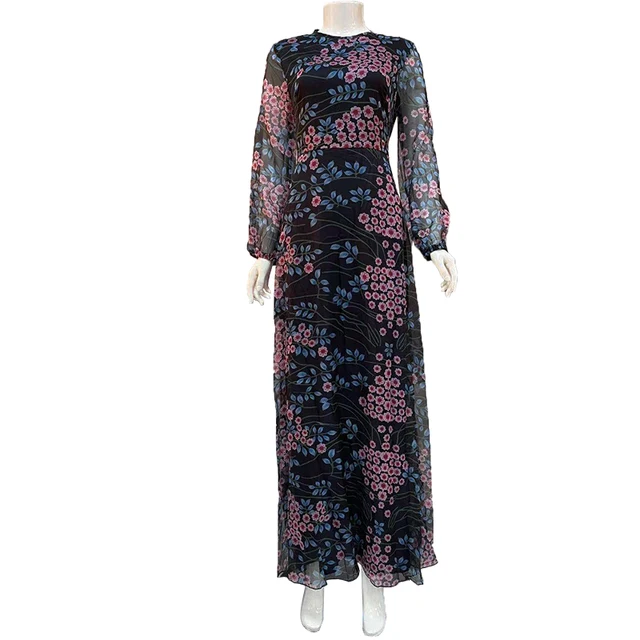 2021 Women Sexy Backless Maxi Dress Evening Party Lady Casual Holiday Summer Sundress Floral Robe Print Slim Long Vestido 5