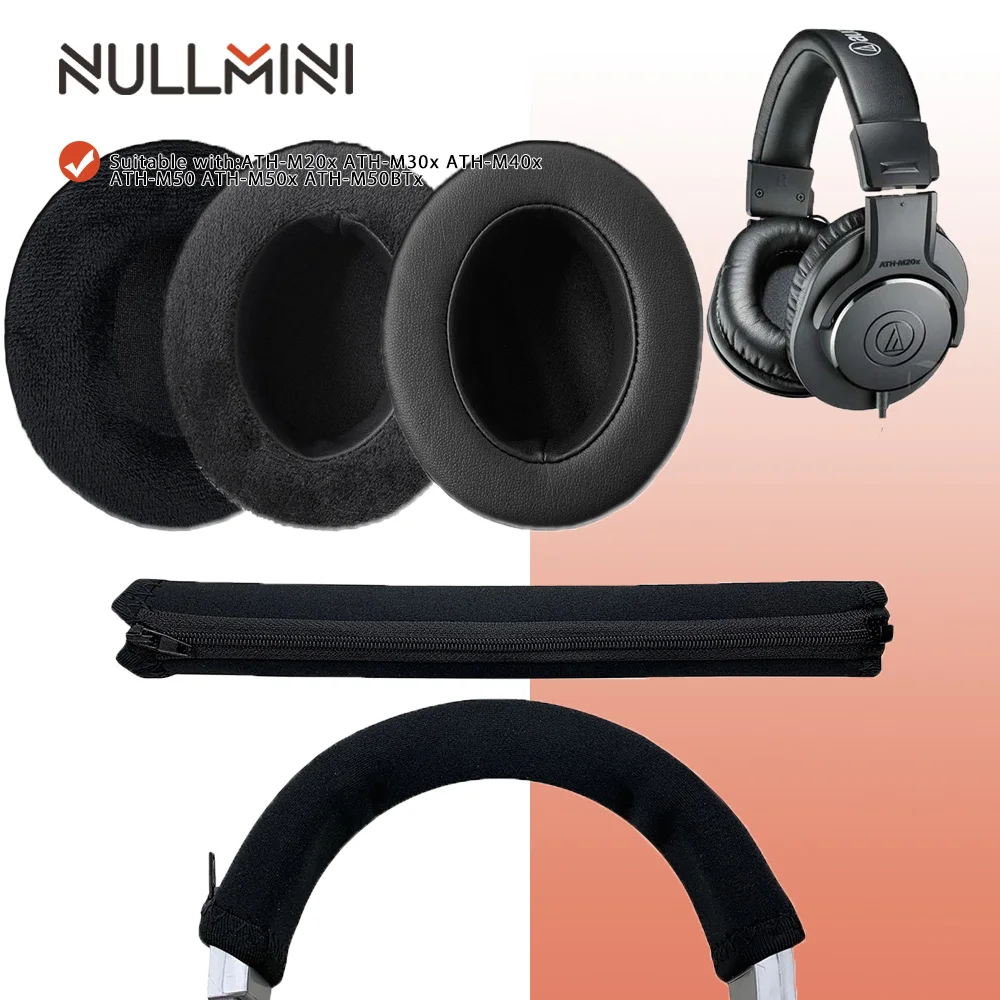NullMini Запасные подушечки для наушников ATH M20x M30x M40x M50 M50x M50BTx наушники с bluetooth гарнитура|Аксессуары наушников| |