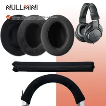 NullMini zamienne Earpads dla ATH M20x ATH M30x ATH M40x ATH M50 ATH M50x ATH M50BTx słuchawki nauszniki z długim rękawem zestaw słuchawkowy