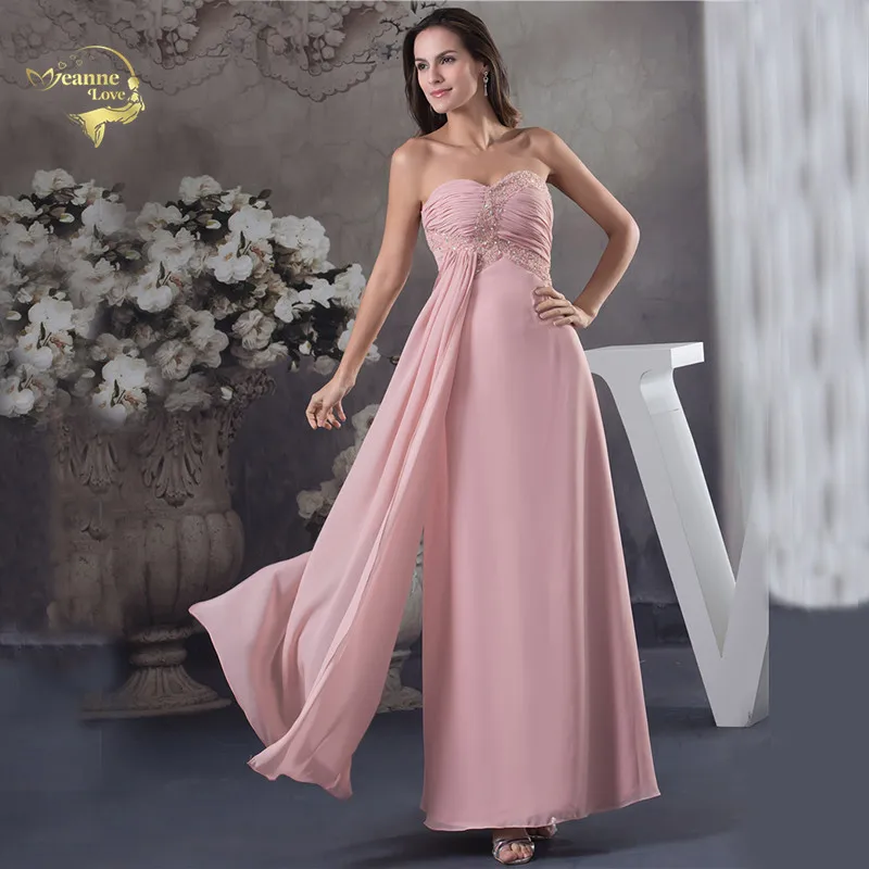 

Formal Evening Dresses Elegant 2018 Jeanne Love Tassel Woman Party Chiffon Event Dress Robe De Soiree Prom Formal Dresses OL5216