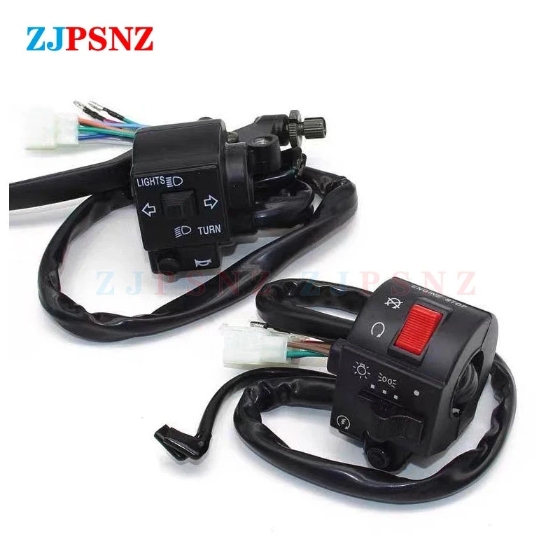 

125 150cc 22MM Motorcycle Scooter Handlebar Switch Assy Assembly GS125 GN125 Clutch Lever Brake Switch Left Rght Motorcycle Part