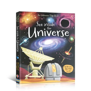 

Usborne See Inside The Universe English Educational 3D Flap Picture Books Baby Early Educational for Kids Libros Book for Kids