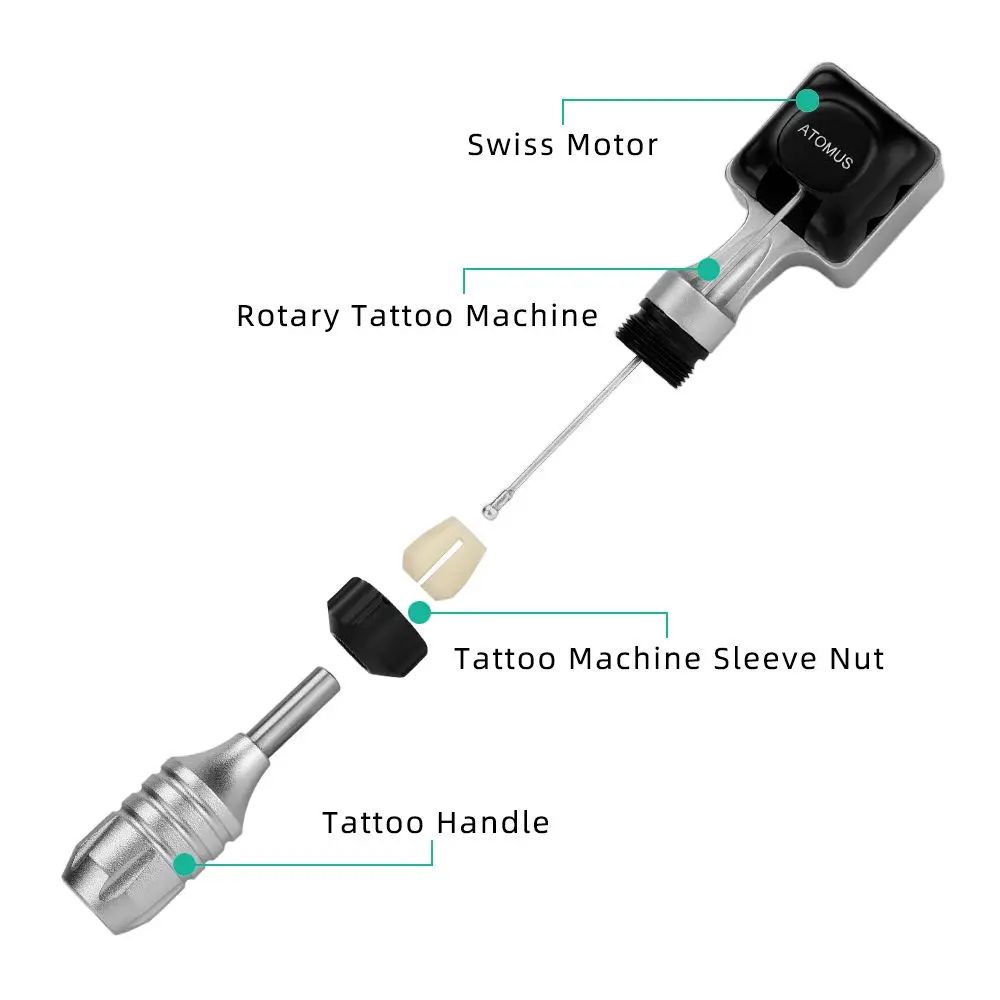 Ротационная машинка для тату картриджей набор ручки ружье