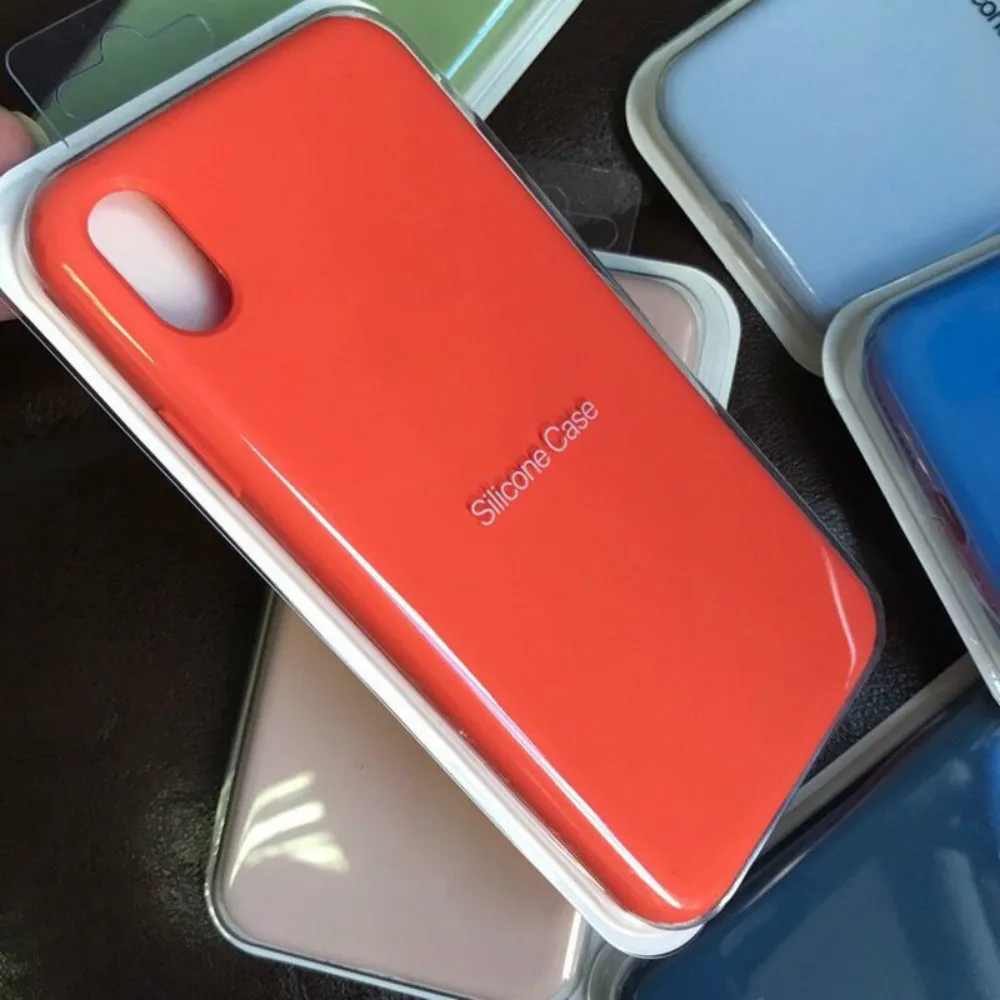 

For Apple 8 Plus Phone Cover 6 6S 7 Plus Liquid Silicone For Iphone XR Original Case For Iphone 11 Pro MAX XS Official Coque X