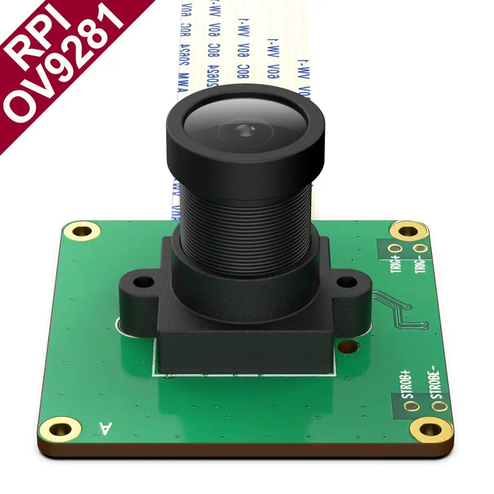 Raspberry Pi промышленная камера OV9281 монохромный Глобальный датчик затвора 1 мпиксель