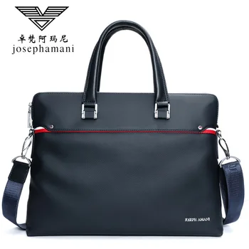 

Business briefcase handbag men genuine leather shoulder bag High-end JOSEPHAMANI Brand New Head layer cow messenger bag