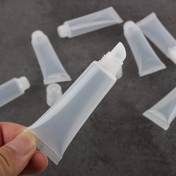 

36pcs 10ml DIY Lip Gloss Tube Transparent Refill Empty Container Supplement Tube Lipstick Hose for Girls Cosmetics Sub-bottle