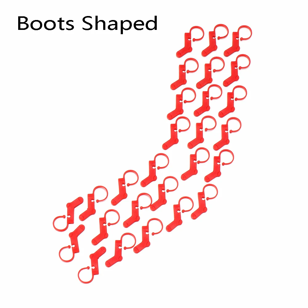 Boots Shaped 40/50 шт в наборе, новинка в форме сердца Стежка Держатели Игла DIY Искусство ремесло пластиковые маркеры для вязания на спицах крючком ЗАМОК СТЕЖКА маркеры швейные инструменты, нержавеющая сталь - Цвет: Boots Shaped